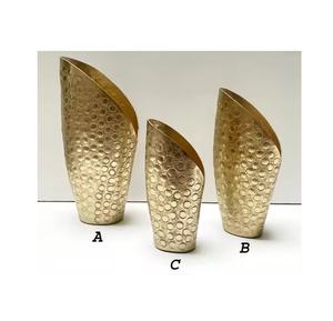 FANCY EUROPEAN STYLE GOOD SELLING MODERN (<b>SET</b>/<b>3</b>) FLOWER <b>VASE</b> for HOME & WEDDING DECORATION METAL <b>VASE</b> for LIVING ROOM DECORATION - Product Image 2