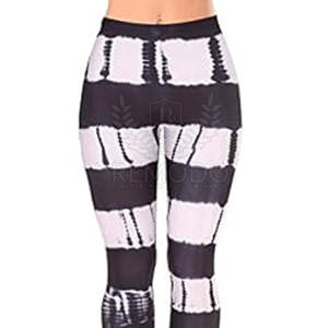 Custom Tie Dye Impreso Mujeres Leggings Cintura Alta Yoga Pantalones Venta al por mayor Activewear Tie Dye Mujeres Leggings - Product Image 6