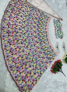 Véritable Miroir Travail Lourd Doux Filet De Mariée Lehengas Choli avec Dupatta pour Mariage Indien & Pakistanais Porter LOURD BRODÉ - Product Image 5