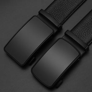 Cinturón Clásico de Cuero Genuino para Jeans |   Pasador de Acero de Cuero Vacuno de Alta Resistencia |   Transpirable, Impermeable, Informal, Formal, con Logotipo Personalizado - Product Image 3