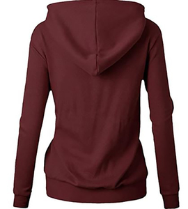 Sudaderas con capucha con estilo para mujer Otoño Invierno 2021 niñas bolsillos grandes pulóver sudaderas con capucha para mujer - Product Image 2
