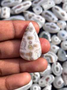 Lot de cabochons en quartz solaire naturel de qualité supérieure Druzy Center Gemstone Vente en gros pour la fabrication de bijoux - Product Image 3