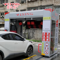 Máquina de lavado de coches automática de pórtico con 5 cepillos, equipo de lavado de coches rollover, estándar CE, compatible con OEM