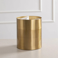 Poubelles en laiton en acier personnalisées pour le stockage des déchets de papier pour la maison et le bureau disponibles en Inde
