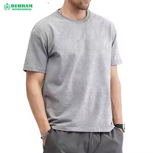 New Arrival Drop Shoulder Regular Fit Crew Neck Men's T-<b>shirts</b> Fashionable Fitness Wear Comfortable <b>100</b>% <b>Polyester</b> Quick Dry - Product Image 4