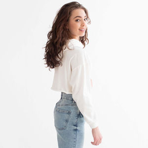 Sudaderas Cortas de Invierno para Mujer, Estilo Hip Hop, de Alta Calidad, Resistentes al Viento, con Servicio OEM 100% - Product Image 5