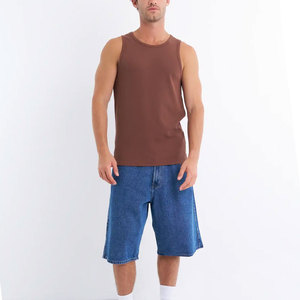 Camiseta sin mangas para hombre, ajustada, de alta calidad, para gimnasio, precio al por mayor, la más vendida. - Product Image 6