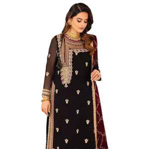 Fabricant de costumes de style pakistanais en Inde / Robe Anarakali de designer indien, vêtements de mariage, robes de soirée pour femmes - Product Image 1