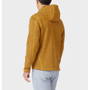 Sweat à capuche zippé personnalisé pour homme, veste en polaire performante résistante à l'eau, poche zippée découpée au laser, vêtements de sport, fabrication OEM - Product Image 3