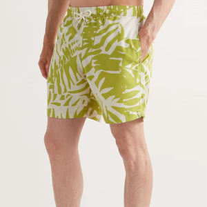 Short de basket-ball décontracté 100% coton pour homme séchage rapide respirant été résistant à la sueur dentelle décoration solide maille imprimé - Product Image 3