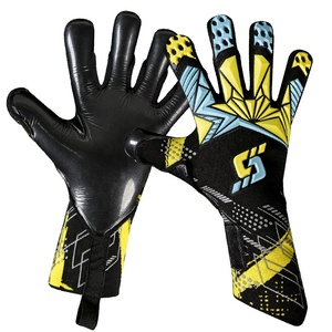 Guantes de Portero de Fútbol Profesionales, Látex Alemán Súper Suave, Personalizables, 4mm, Transpirables, Ajustables, Antideslizantes, para Exteriores - Product Image 4