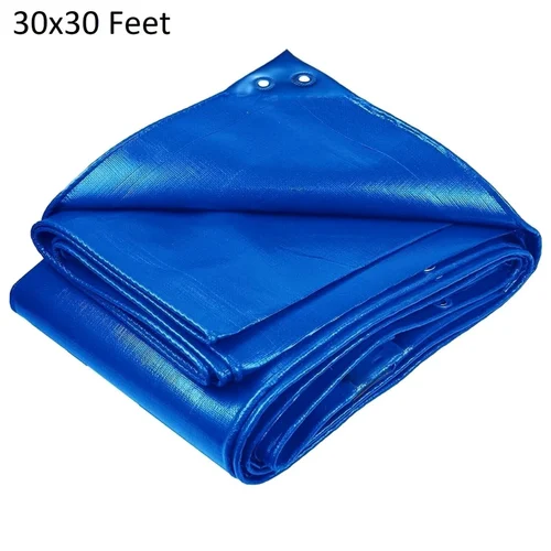 High Quality Durable Heavyweight PE Tarpaulin Fabric Roll UV Stabilized Tear-Resistant Waterproof Truck Covers Tents Plain