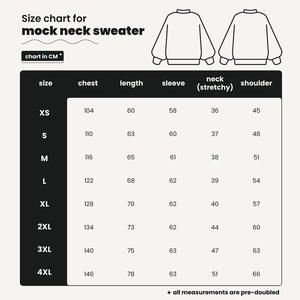 Men <b>Mock</b> <b>Neck</b> Long Sleeve Pullover Custom Design OEM ODM Cotton Casual Sweatshirt <b>Top</b> Layering Apparel - Product Image 6