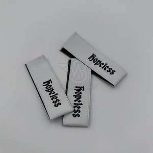 Customized Tags Durable Cotton Eco-Friendly Clear Printed Details Custom Branding Tags Personalized Logo <b>Garment</b> Use Size - Product Image 4