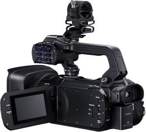 Caméscope professionnel UHD 4K XA50 de qualité supérieure avec 2 batteries supplémentaires, sac rembourré, carte mémoire 64 Go, kit de filtres, lumière LED - Product Image 3