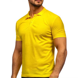 Polos de haute qualité respirant homme été à manches courtes demi manches brodé hommes T-shirt T-shirt pour hommes Polo OEM - Product Image 1