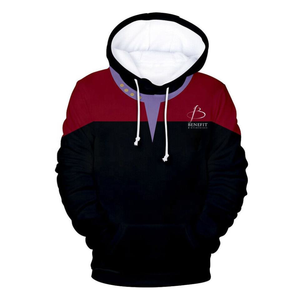 Sudaderas con capucha Unisex de alta calidad, ropa de invierno de estilo urbano con bordado personalizado, venta al por mayor de ganchillo para hombres en blanco - Product Image 3