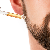 Soin de la barbe, huiles d'argan, de noix de coco et d'arbre à thé, élixir réparateur pour les cheveux, formule concentrée, nourrit, hydrate, renforce, barbe plus saine