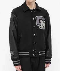 Custom OEM Embroidery Chenille Patch Jacket College Varsity Letterman Jacket for <b>Men</b> n Women with Long Leather Sleeves - Product Image 3