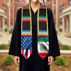 Stola di Laurea Messicana 2025, Regalo 72'', Stampa Ispanica, Fascia di Laurea Messicana per la Giornata della Laurea - Product Image 1