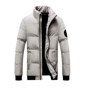 Chaqueta acolchada de moda OEM para hombre al por mayor, chaqueta de invierno transpirable de secado rápido, chaqueta de hombre con logotipo relleno de algodón - Product Image 3