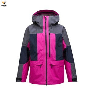 Lujo montaña a prueba de viento esquí lluvia mujeres transpirable duro Shell 2 capas ropa al aire libre chaqueta impermeable - Product Image 1