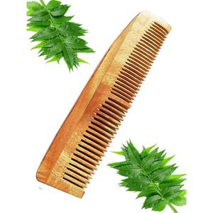 Pure Neem Wood Hair Comb with Natural Antibacterial Properties for <b>Scalp</b> <b>Massage</b> Hair Care Daily Grooming & Hair Styling - Product Image 4
