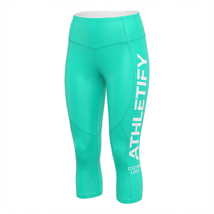 Leggings de yoga extensibles à taille élastique pour femmes-Vêtements de sport à taille haute pour le fitness, la salle de sport et les loisirs-Fournisseur en gros - Product Image 1