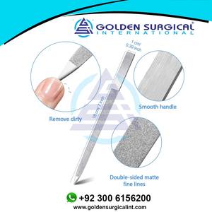 Limas de Manicura Buffer para Salón, Juego de Limas de Uñas de Diamante, Acero Inoxidable, Doble Cara, Metal, Zafiro - Product Image 5