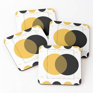 Nouveau design multicolore enrobeuses en bois avec sous-verres imprimés pour le thé ensemble de 4 pièces napperons de cuisine à domicile vente chaude - Product Image 6