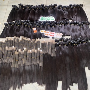 Extensiones de cabello Remy vietnamita virgen 100% al por mayor del proveedor superior Conjunto de frontales de cierre de paquetes de alta calidad - Product Image 2