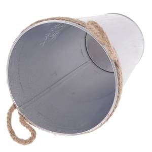 Fournisseur en vrac Fabricant français de plantes à fleurs en métal galvanisé Seau Vase à fleurs Pot à plantes XL - Product Image 4