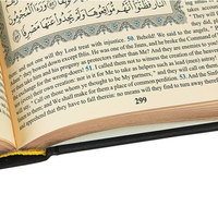 Libros del Sagrado Corán islámico impresos personalizados en color sólido Venta caliente Sagrado Corán personalizado con traducción al inglés