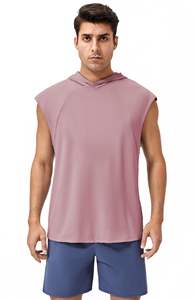 Chalecos Deportivos Personalizados sin Mangas para Hombre, Nuevo Estilo, Sudadera con Capucha, Material Transpirable - Product Image 4