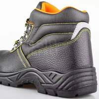 Zapatos DE SEGURIDAD Venta caliente de moda de buena calidad Chelsea Botas de trabajo de cuero Zapatos de seguridad de minería industrial