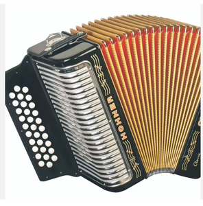 NUEVO Acordeón Diatónico Hohner 3500 FB Corona II de 31 Botones FBbEB - Product Image 3
