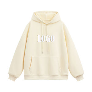 Streetwear décontracté pour hommes et femmes sweats à capuche en coton doux sweats à la mode Design solide élégant tissu tricoté uni teint hiver - Product Image 6