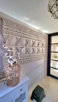 Tenture murale en macramé de grande taille tissée à la main idéale pour la décoration de salon et de mariage en gros d'Inde