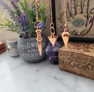 Péndulo de Metal de Cobre Hermoso al por Mayor: Péndulos de Radiestesia de Alta Calidad: Compre en Alif Crystal and Agate - Product Image 4