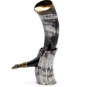 Cuerno vikingo natural para beber con soporte de cuerno para restaurantes, uso de fiesta para tamaño personalizado, gran oferta - Product Image 6