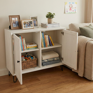 Meubles de salon Vietnam Bois de caoutchouc moderne MDF Placage de chêne Durable Écologique 2 tiroirs Armoire de salon 1 an - Product Image 3