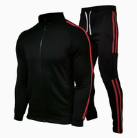 Dernière mode, haute qualité, respirant, imprimé, polyester/coton, ensemble de sport 2 pièces, longueur intégrale, léger, séchage rapide