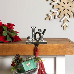Elegant Metal Christmas Stocking Holder Decorative <b>Santa</b> Sleigh Reindeer Snowflake Holiday Home Display <b>Stand</b> - Product Image 6