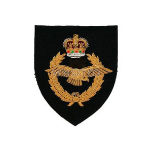 Best Quality Hand Embroidered Bullion Wire Blazer <b>Badges</b> Customized Size Leather Brass Material With Lace Decoration Custom Logo - Product Image 2