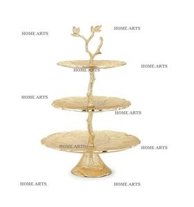 Support à gâteau en laiton de dernière génération, qualité supérieure, forme ronde, support de service pour chocolats en provenance d'Inde - Product Image 5