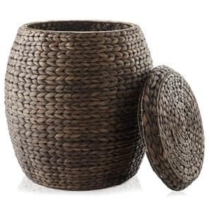 Eco-Friendly & Durable Handwoven Water Hyacinth Storage <b>Baskets</b> Wholesale Options for <b>Green</b> Homes and Workspaces - Product Image 1