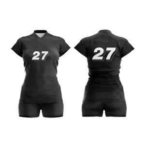 Logotipo personalizado impreso sin mangas voleibol ropa deportiva transpirable 100% poliéster uniformes conjunto estilo - Product Image 1