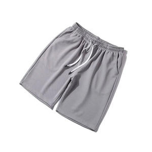 กางเกงขาสั้นออกกำลังกายสำหรับผู้ชายสีดำล้วนแห้งเร็วปรับแต่งได้สำหรับใส่ออกกำลังกายฟิตเนสวิ่งออกกำลังกาย - Product Image 6