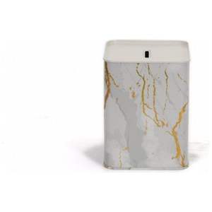 Kontensan Marble White 1.4L Metal Square <b>Coin</b> Bank EF15651 105x105x140 mm <b>Coin</b> <b>Purses</b> - Product Image 2
