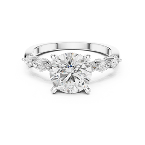 Bijoux Lucky Threads Bague d'éternité en or 10 carats avec pierres Micro Pave CZ pour dames - Product Image 3